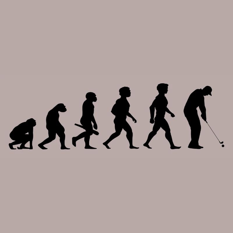 Evolution Golf Golfer Golfspieler Golfplatz