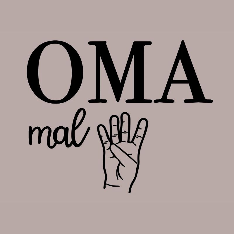 Oma Mal Vier Großmutter