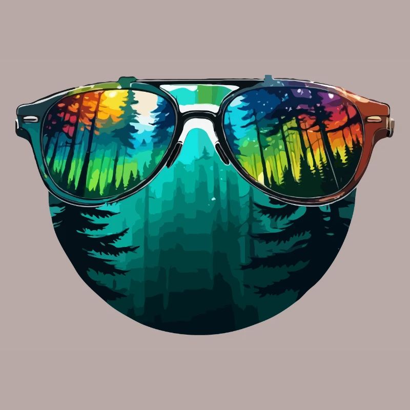 Lunettes de soleil / Reflection / Forest / Reflection