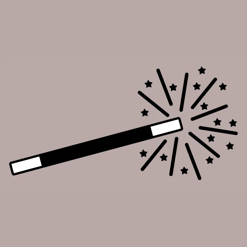 black wand