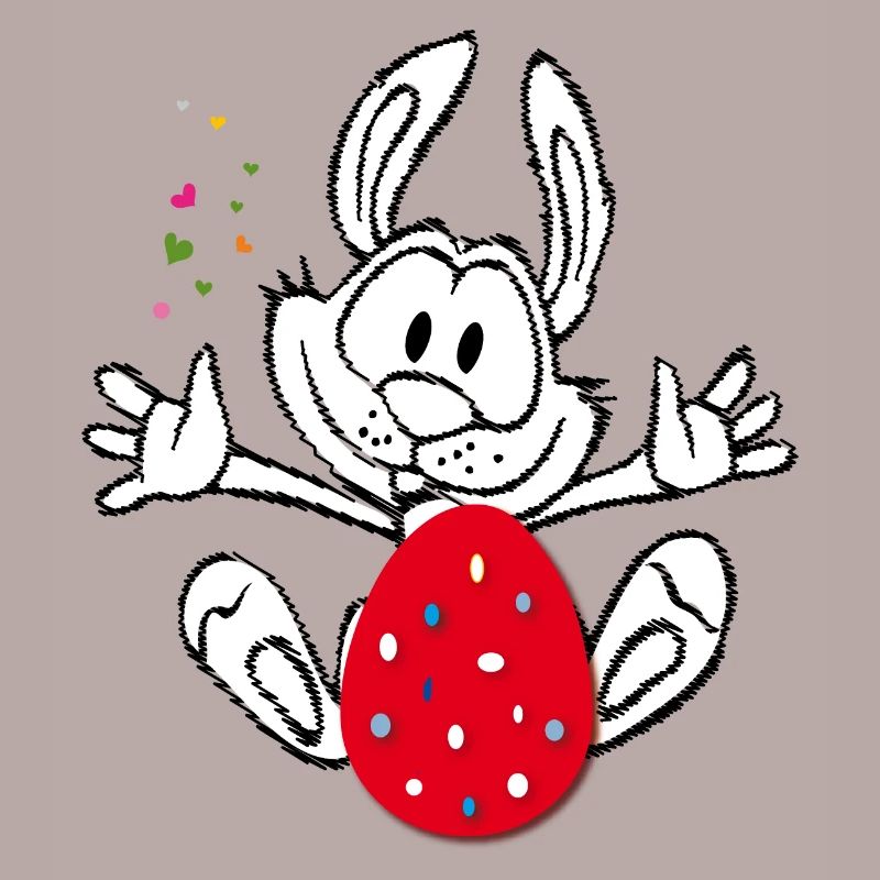 Easter Bunny with Easter Egg