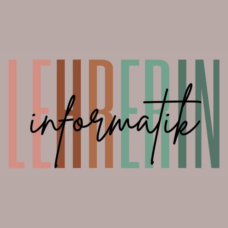 Lehrerin Informatik Informatiklehrerin Geschenk