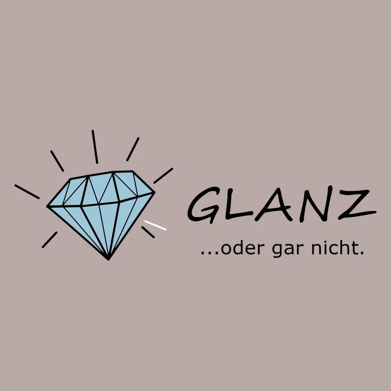GLANZ oder gar nicht, mit Diamant, Glamour