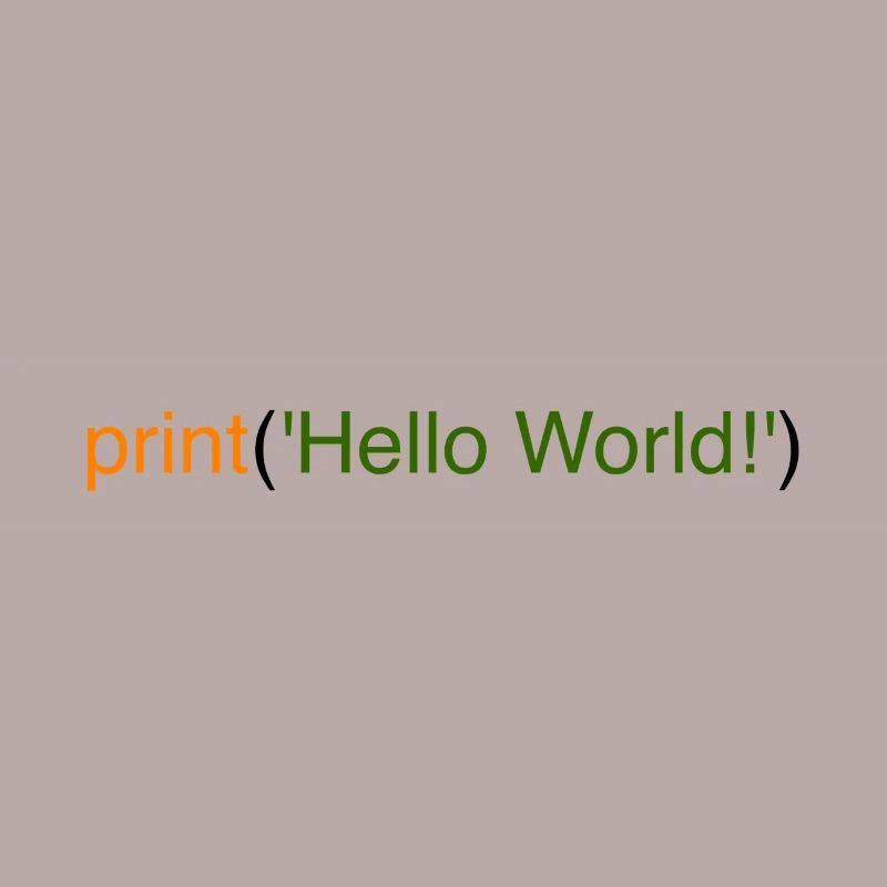 Bonjour le monde Python