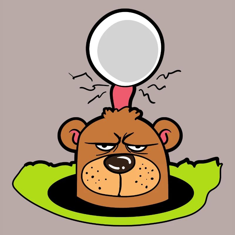 Gopher golf ball golf golfer golfer golf course