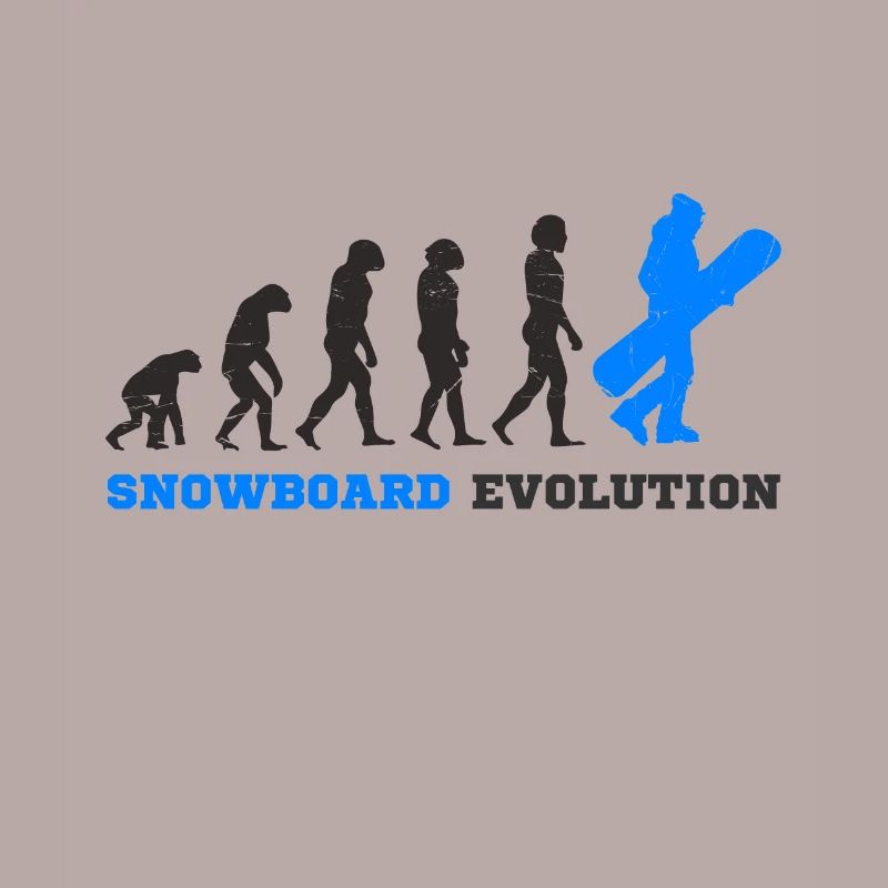 Snowboard Snowboarder Evolution