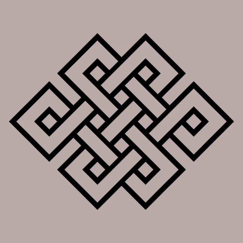 Tibetan endless knot, eternal, infinity, celtic