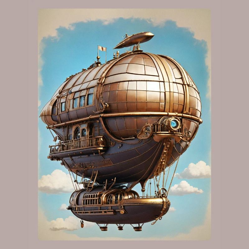 Dirigeable Steampunk 1.6
