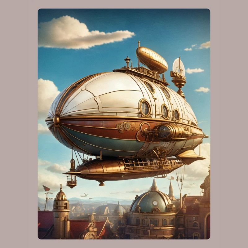 Dirigeable Steampunk 1.9