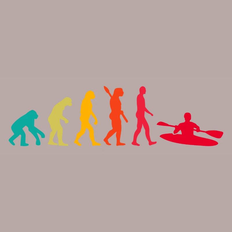 Evolution Graphic Kayaking Canoe Rowing Rower Padd