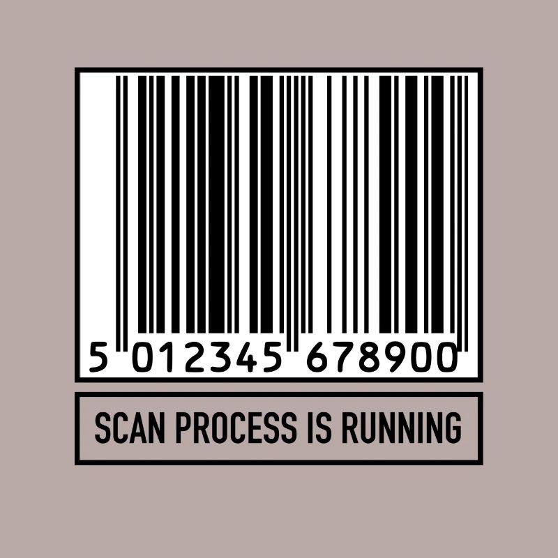 Scan bar code computer science technology gift