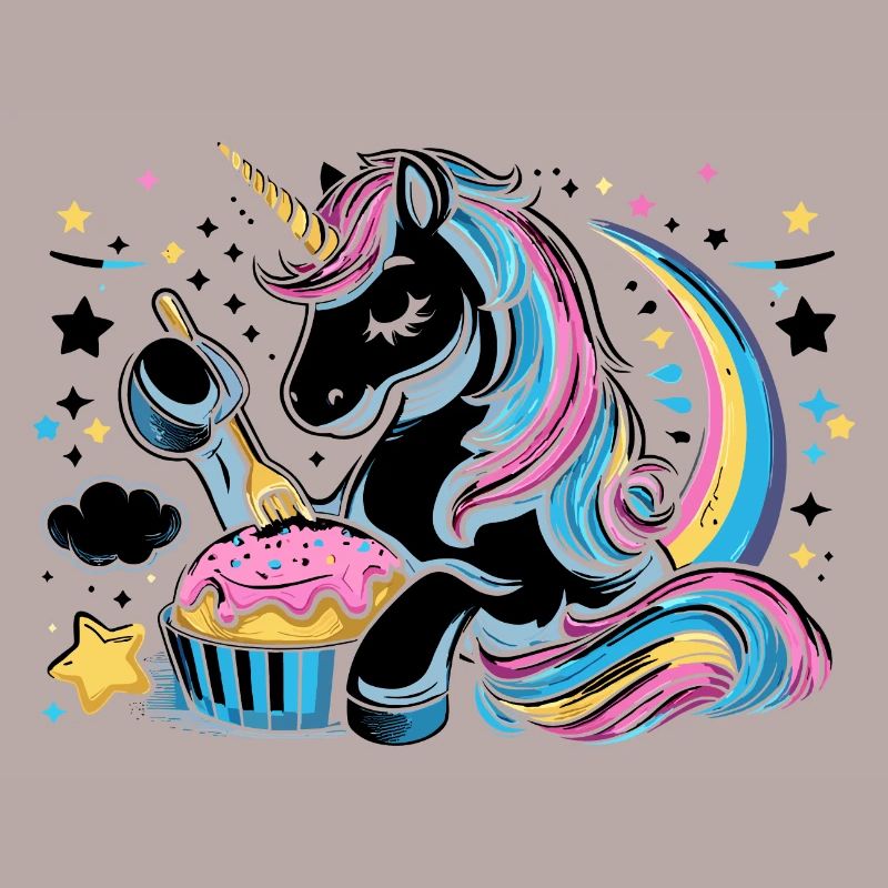 Unicorn Cupcake Heart Baker Baking Bake Cupcakes