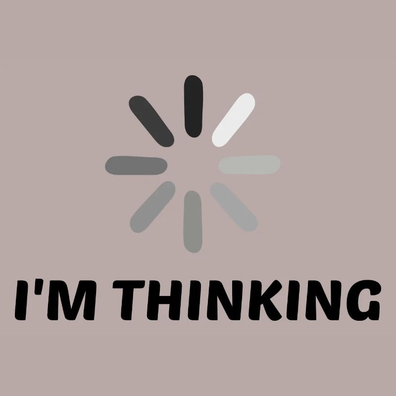 I'm Thinking Coder Software Developer Programmer N