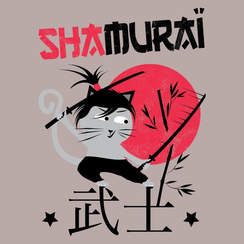 Funny Cat, Shamuraï Funny Cat Samurai Warrior