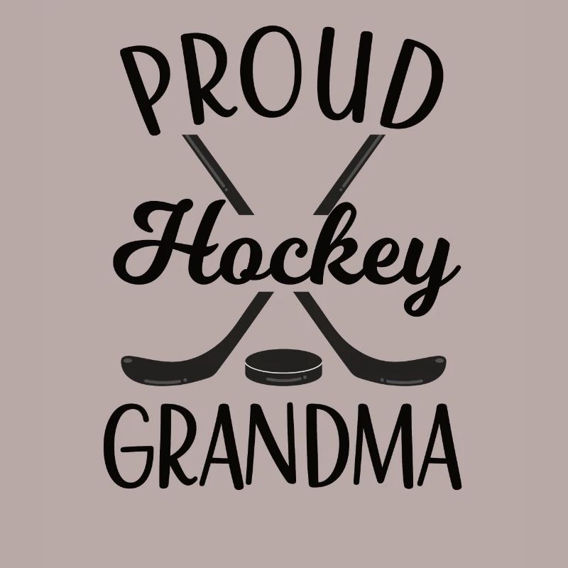 Stolze Eishockey-Großmutter Eishockey-Großmutter