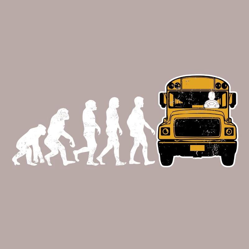 Les chauffeurs d'autobus cadeaux école de conduite de bus d'évolution