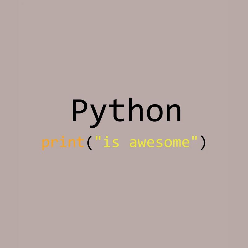 Python is awesome
