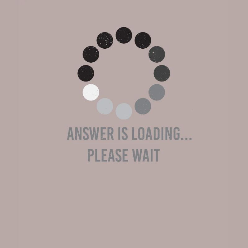 Answer Is Loading Please Wait Computer Nerd Shirt