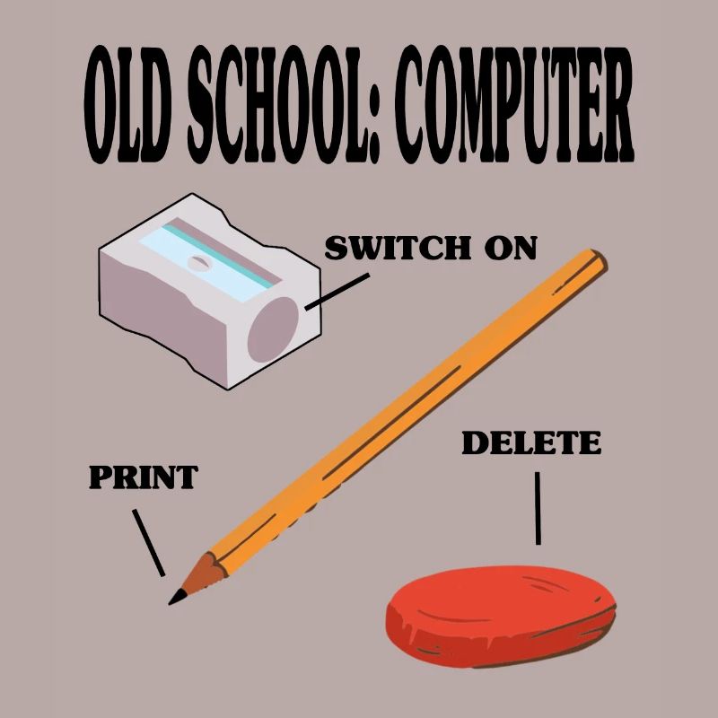 Old School Computer PC Technik