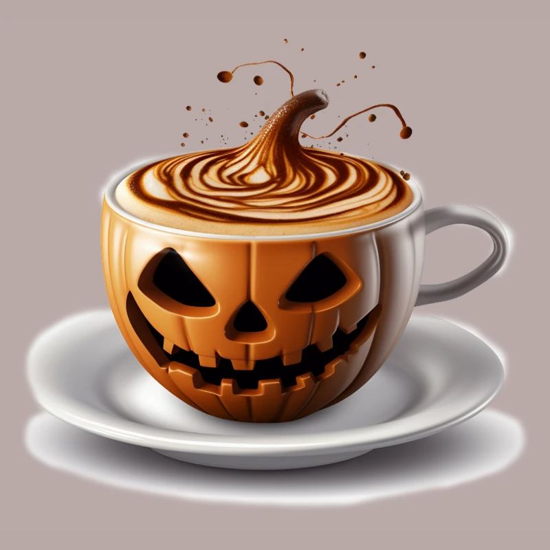 Halloween Kaffeetasse Süßes oder Saures