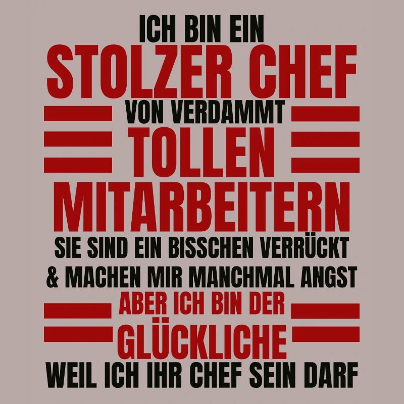 Ich Bin Ein Stolzer Chef Geburtstag Geschenk