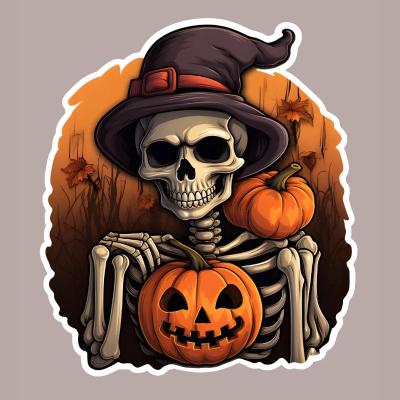 Squelette Halloween