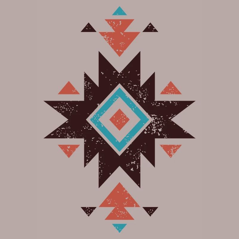 Boho-Diamant-Emblem