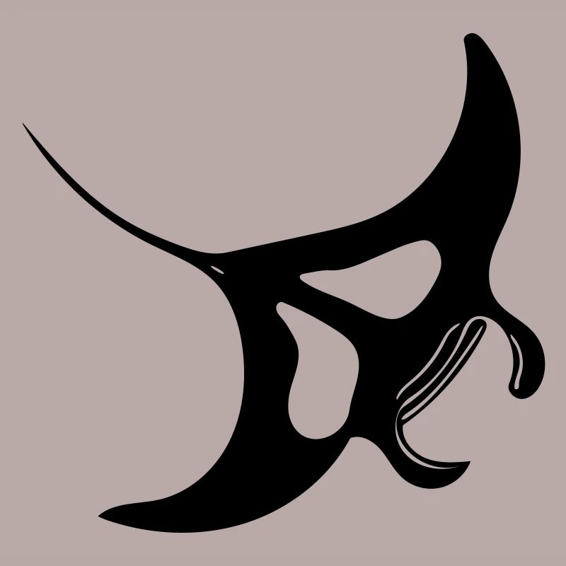 Manta Rochen Vector