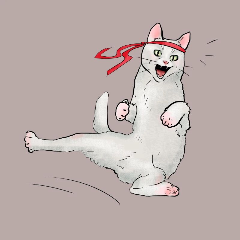 Cat at karate