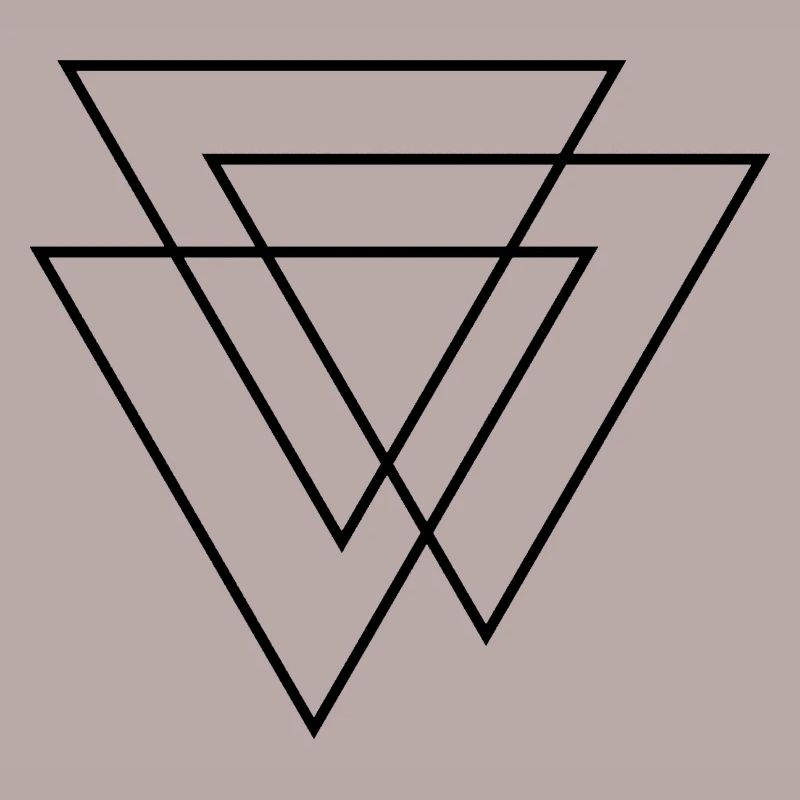 Triangles 3D - Trois Triangles - Trois Triangles Design