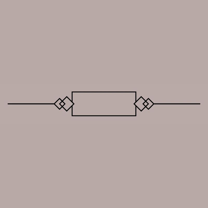 frame empty stroke ornament