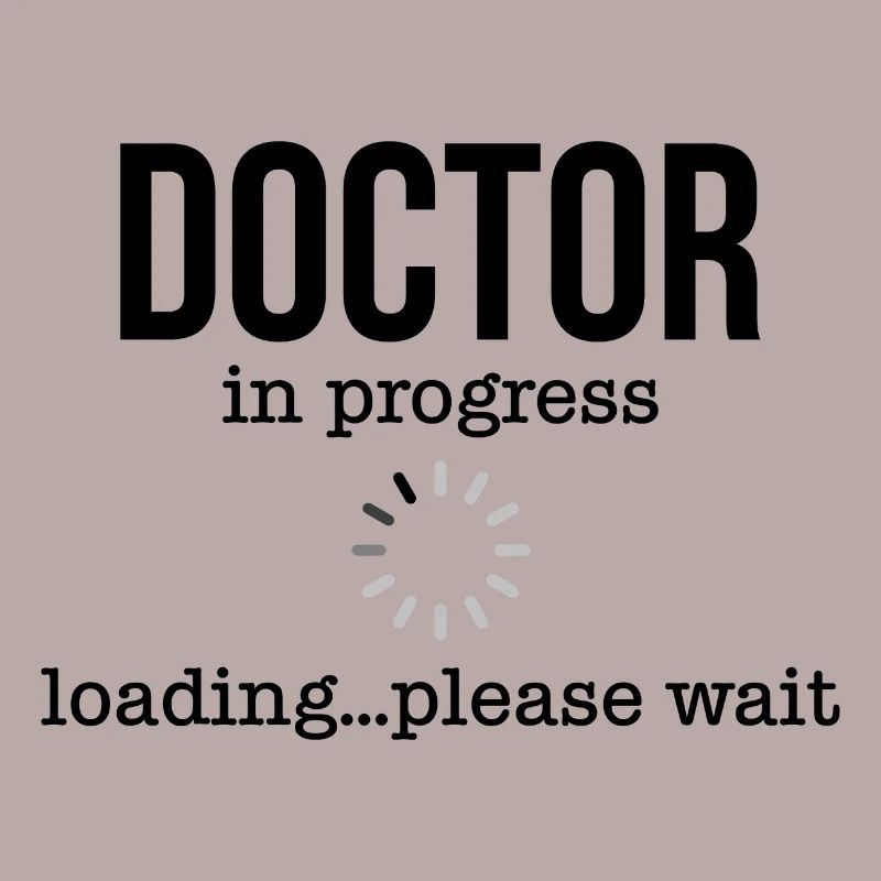 Doctor in progress loading please wait Geschenk