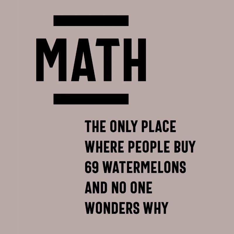 Math. Cadeau drôle de citation de sarcasme de maths