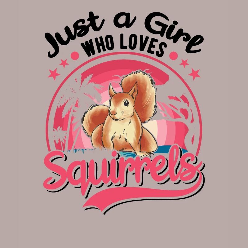 Eichhörnchen Mädchen Squirrel Grauhörnchen