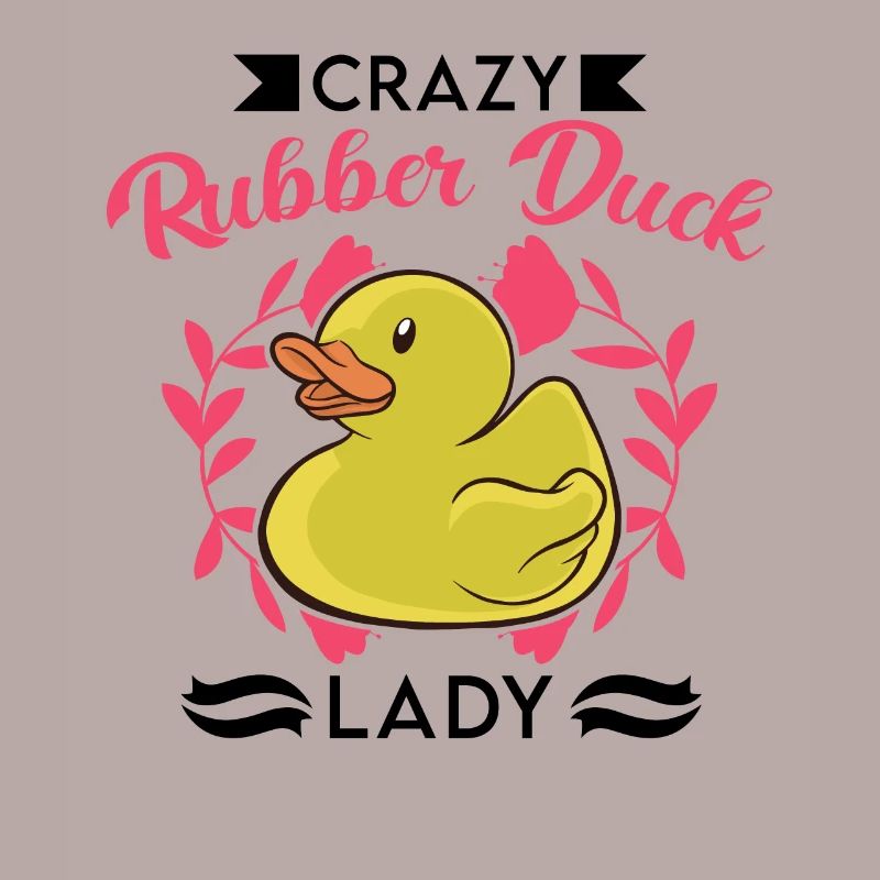 Crazy Rubber Duck Lady Gummiente
