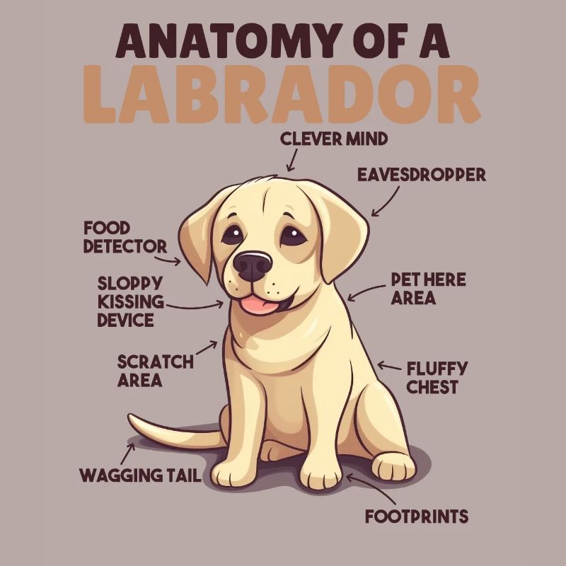 Explication du chien Anatomie d’un Labrador
