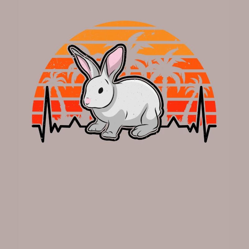 Rabbit Heartbeat Rabbit Retro