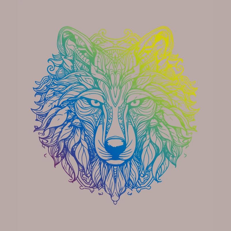 Wolf Mandala Boho
