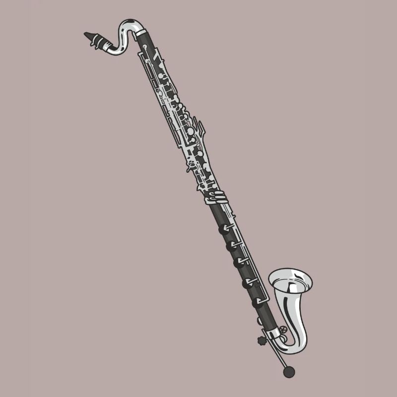 Clarinette basse Cadeau Clarinettiste basse