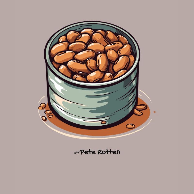 Eine Dose Bohnen