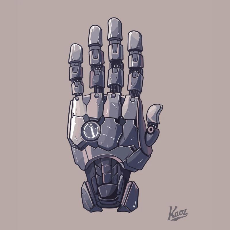 Robot or cyborg hand