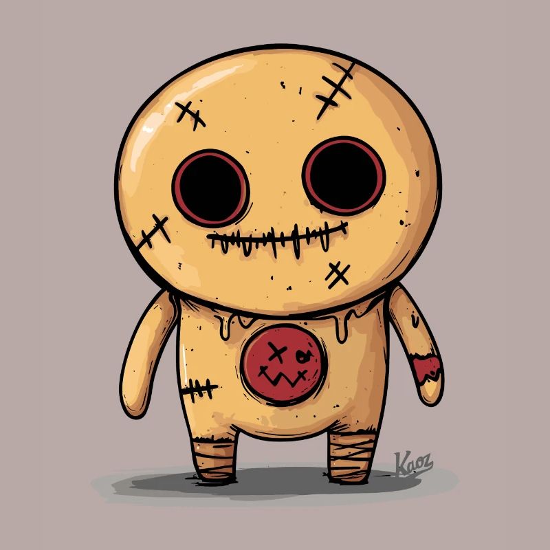 Voodoo Gingerbread Doll