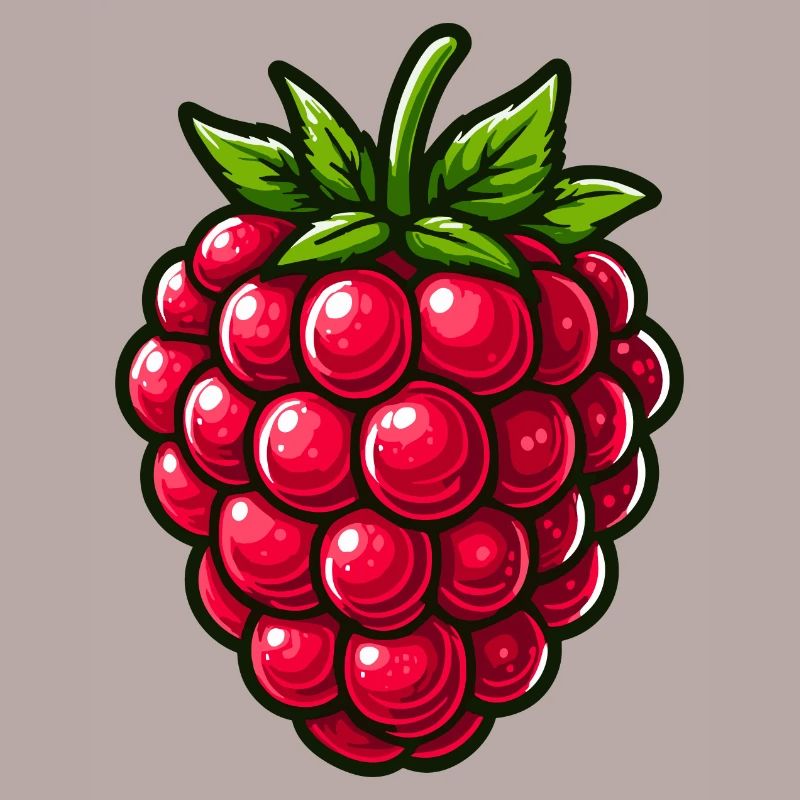 Raspberry, fruit