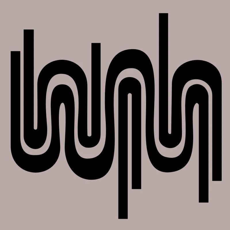 Abstract wave / 70s pattern