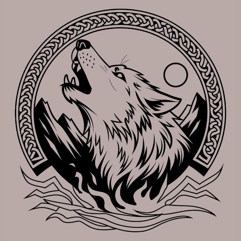 Wikinger-Wolf