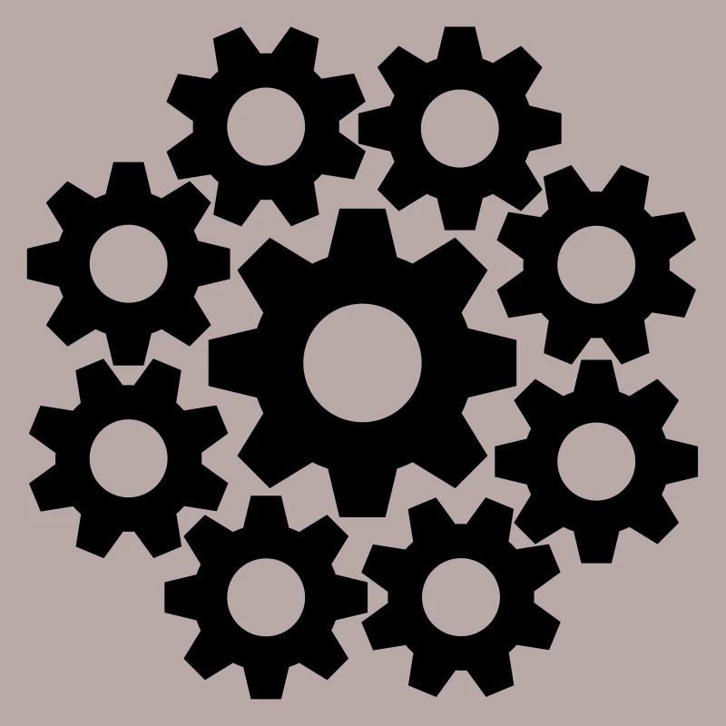 cool circle round pattern mechanical worker engineering