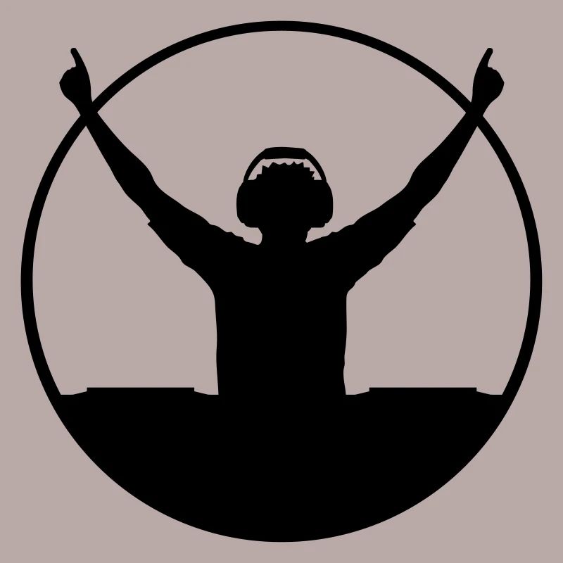 Ring DJ silhouette