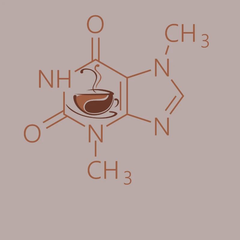 molécule de café