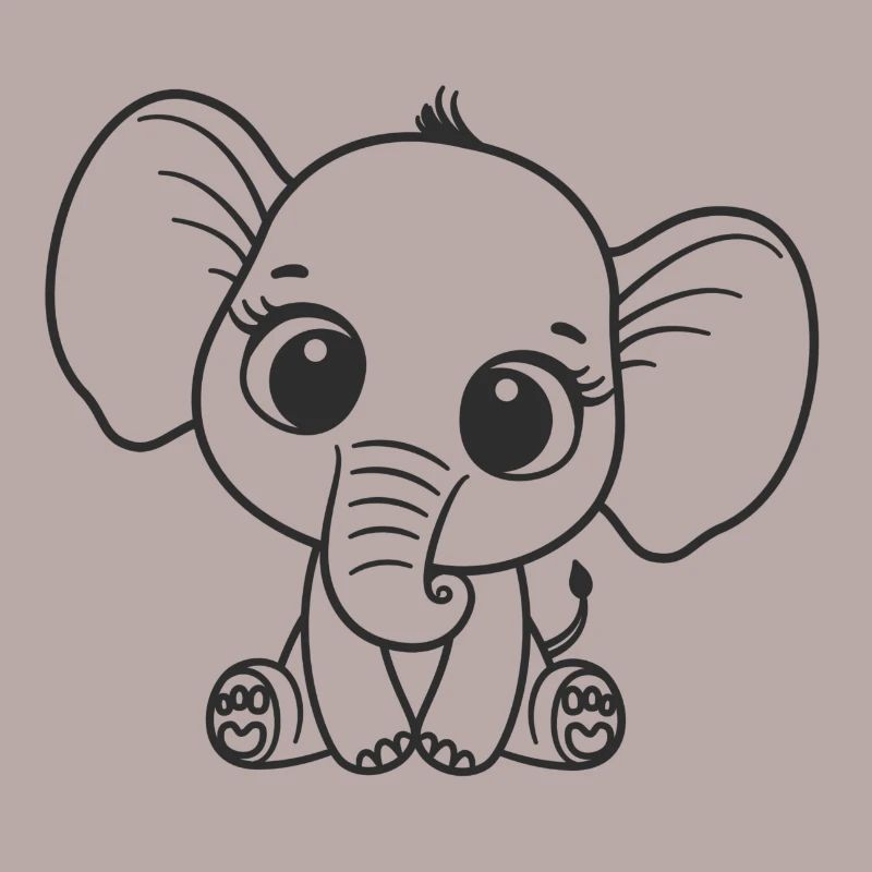 Süßer Elefant