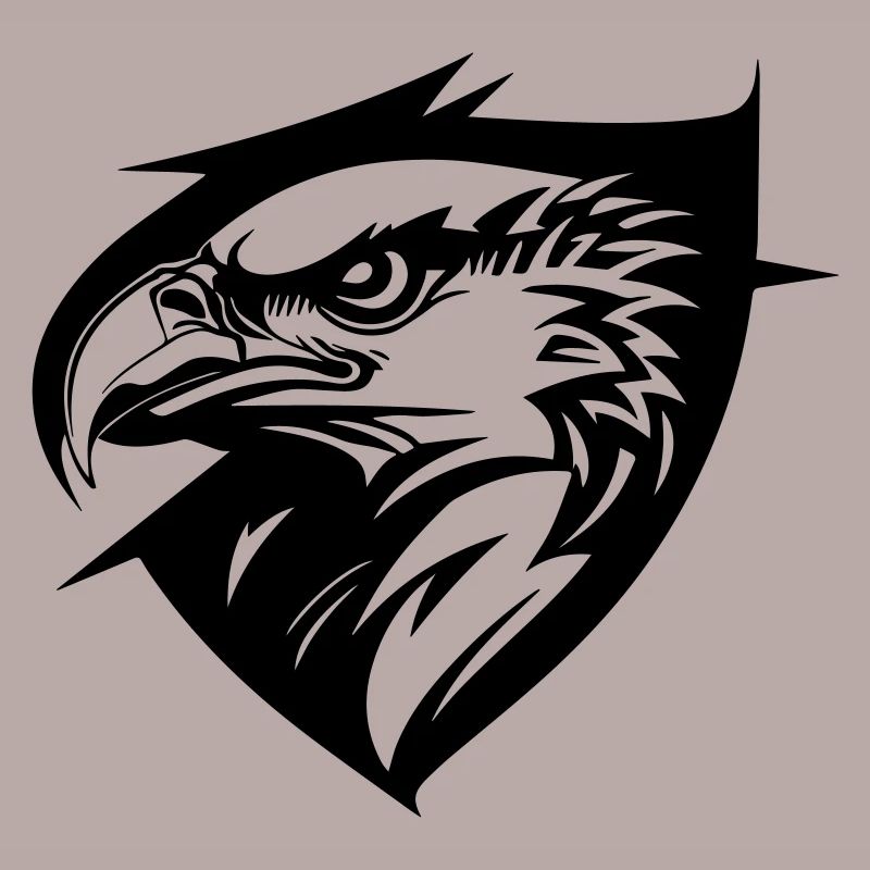 aigle de profil